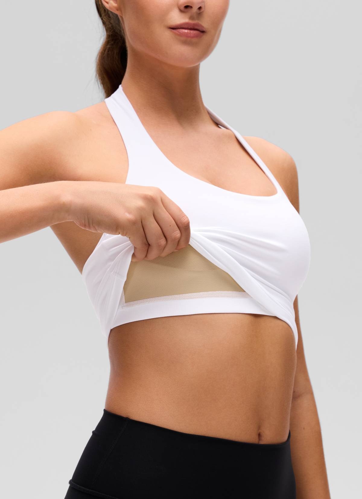 Butterluxe Built in Bra Halter Tank