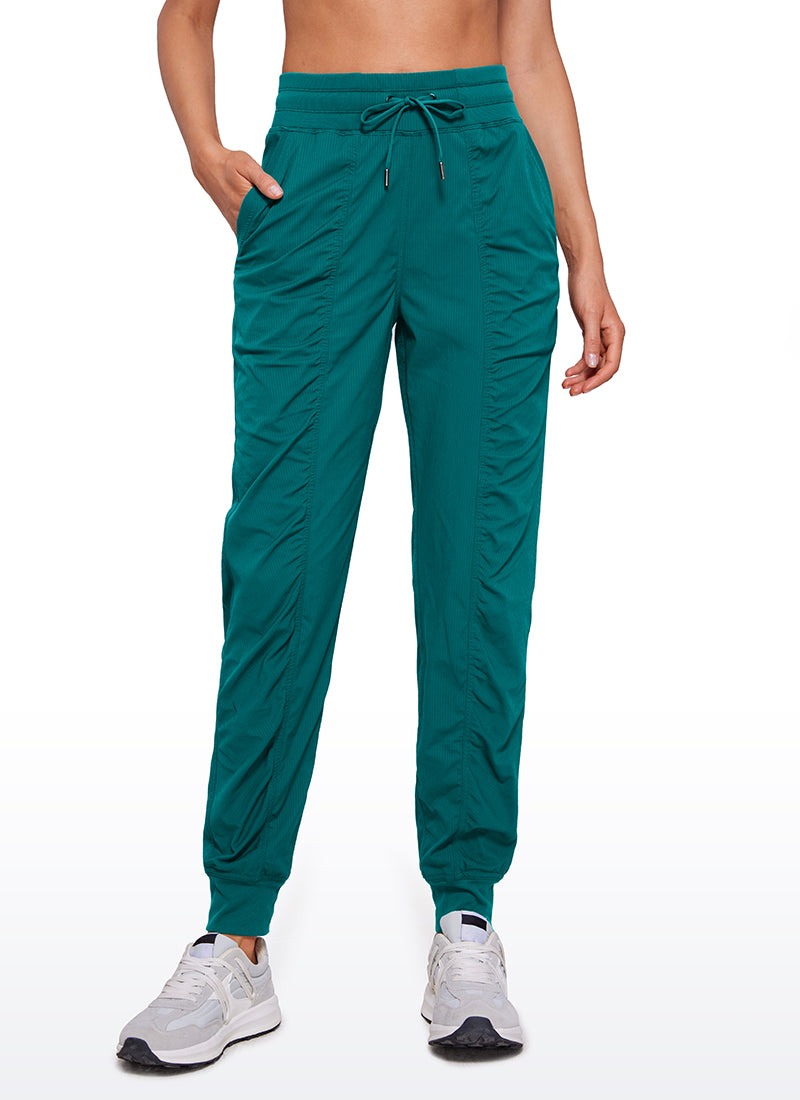 Striped Ruched Pocket Jogger 28''