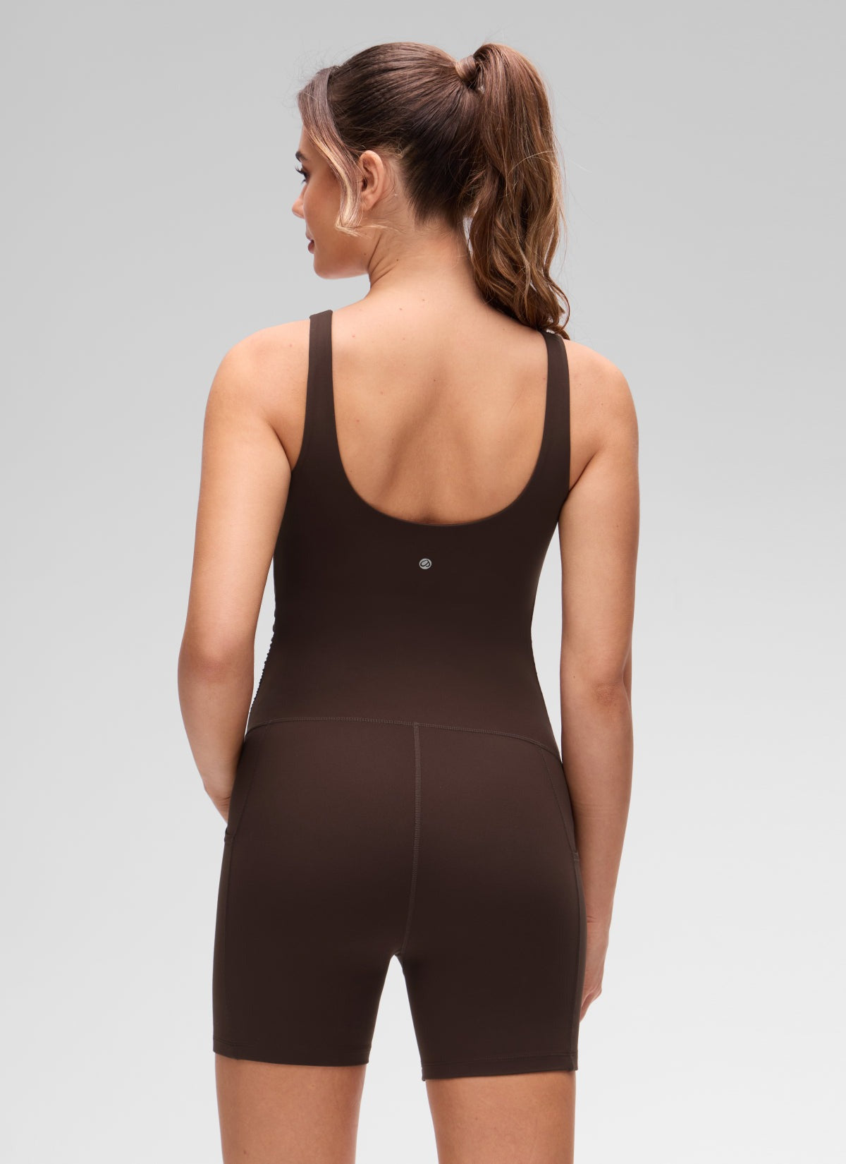 Butterluxe Maternity U Neck Pocket Romper 5''