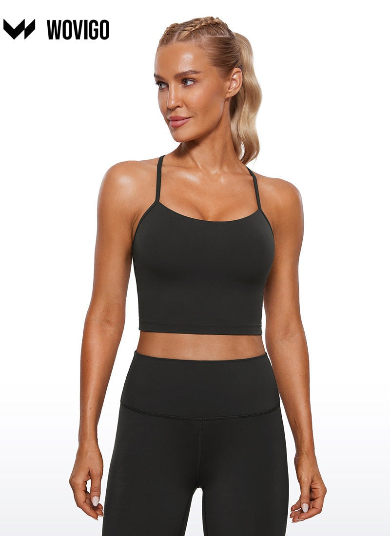 WOVIGO Butterluxe Y Back Built in Bra Tank