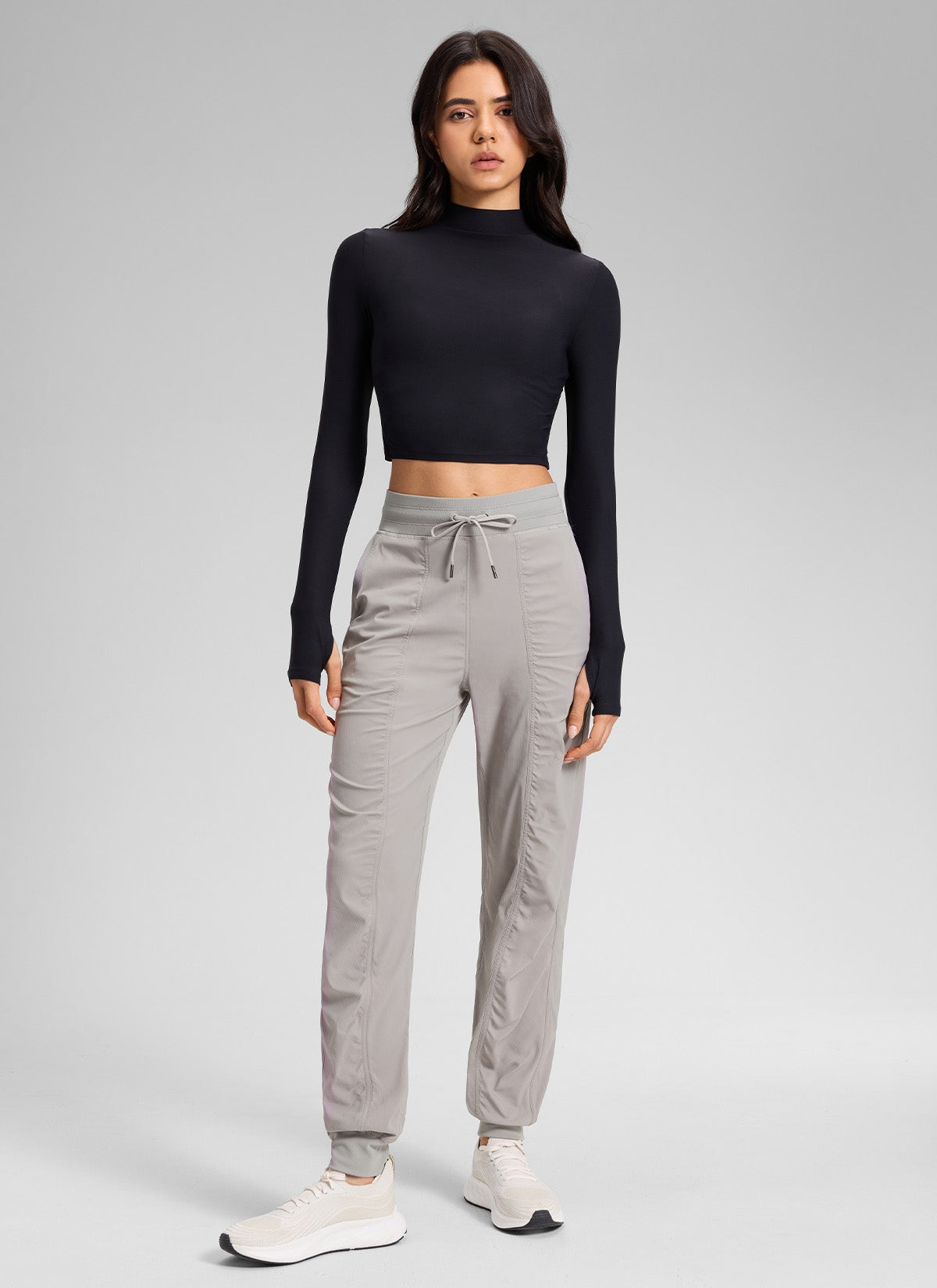 Striped Ruched Pocket Jogger 30''
