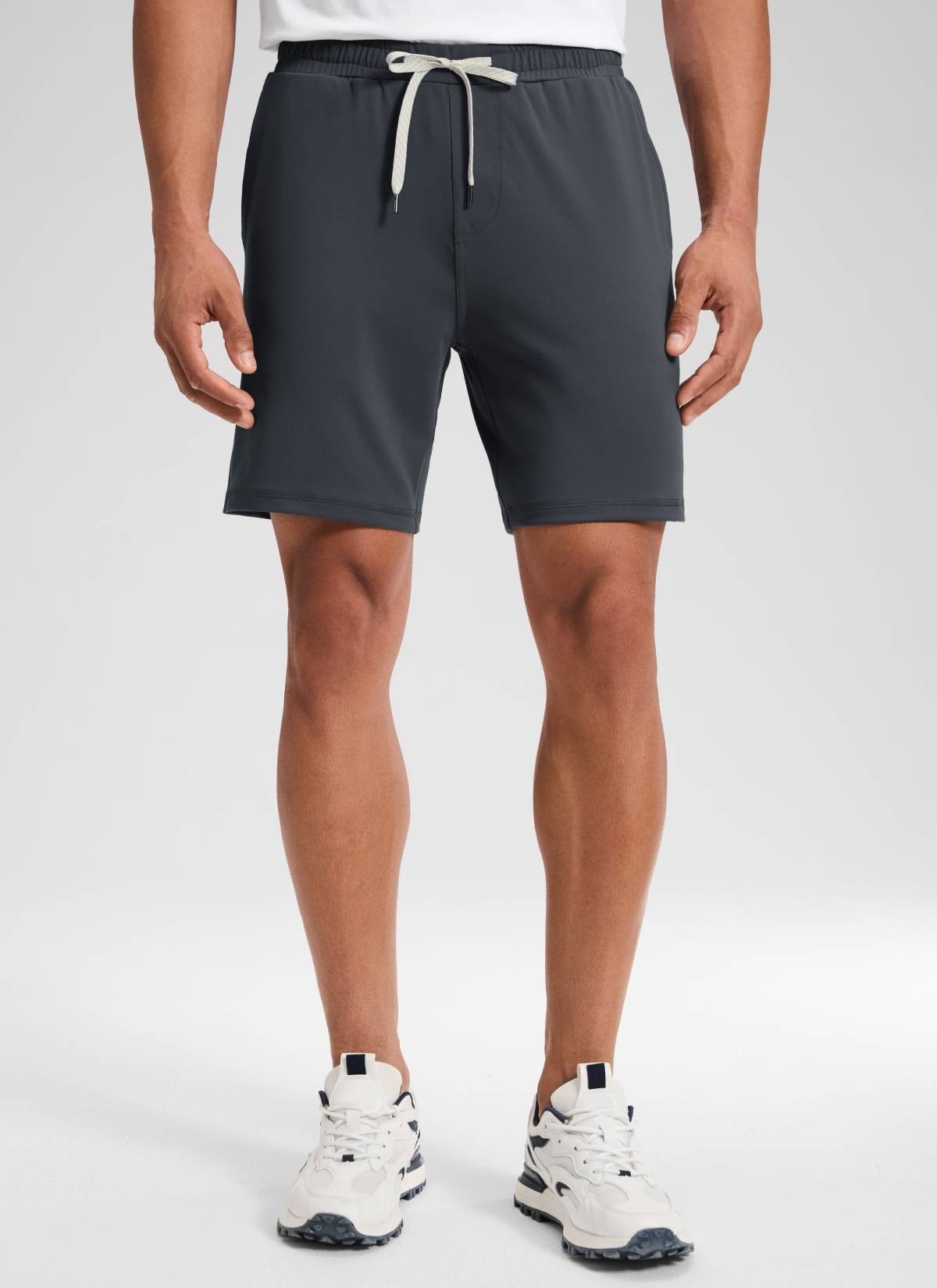Drawstring Performance Knit Shorts 7"