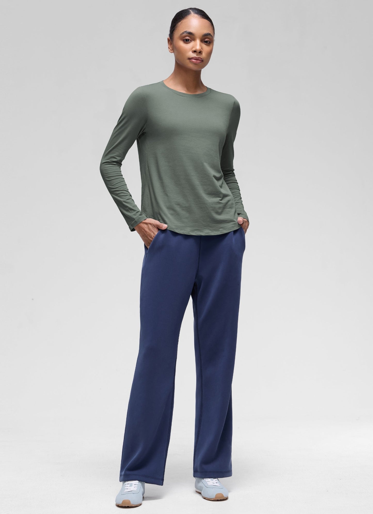 INNOPHRA Pima Cotton Nightwear Comfy Long Sleeve