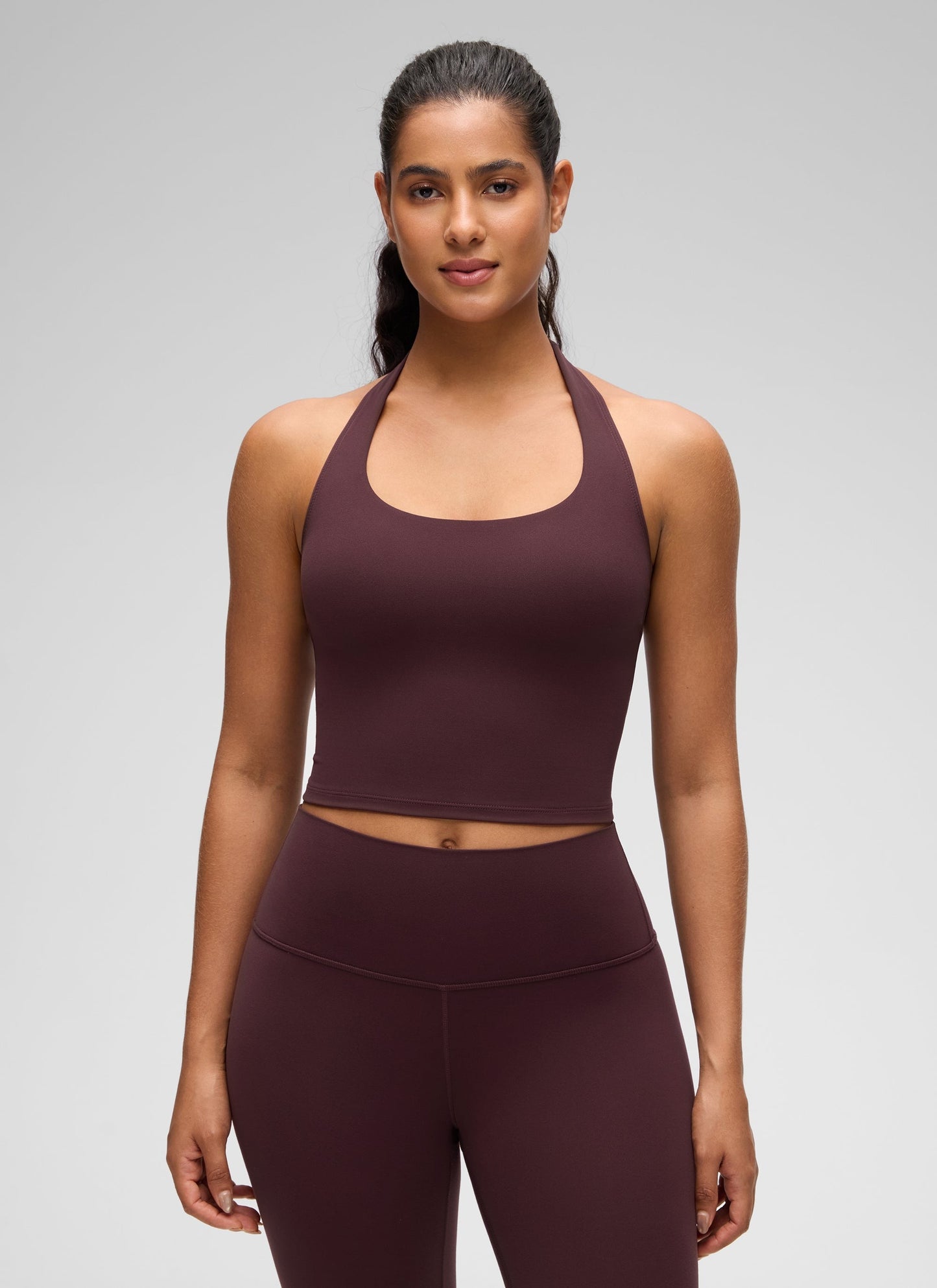 Butterluxe Built in Bra Halter Tank
