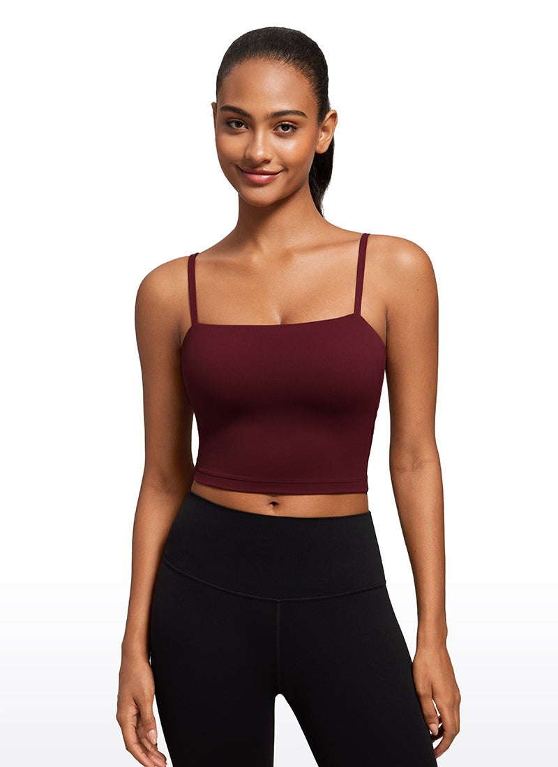 Butterluxe Built in Bra Adjustable Strap Tank