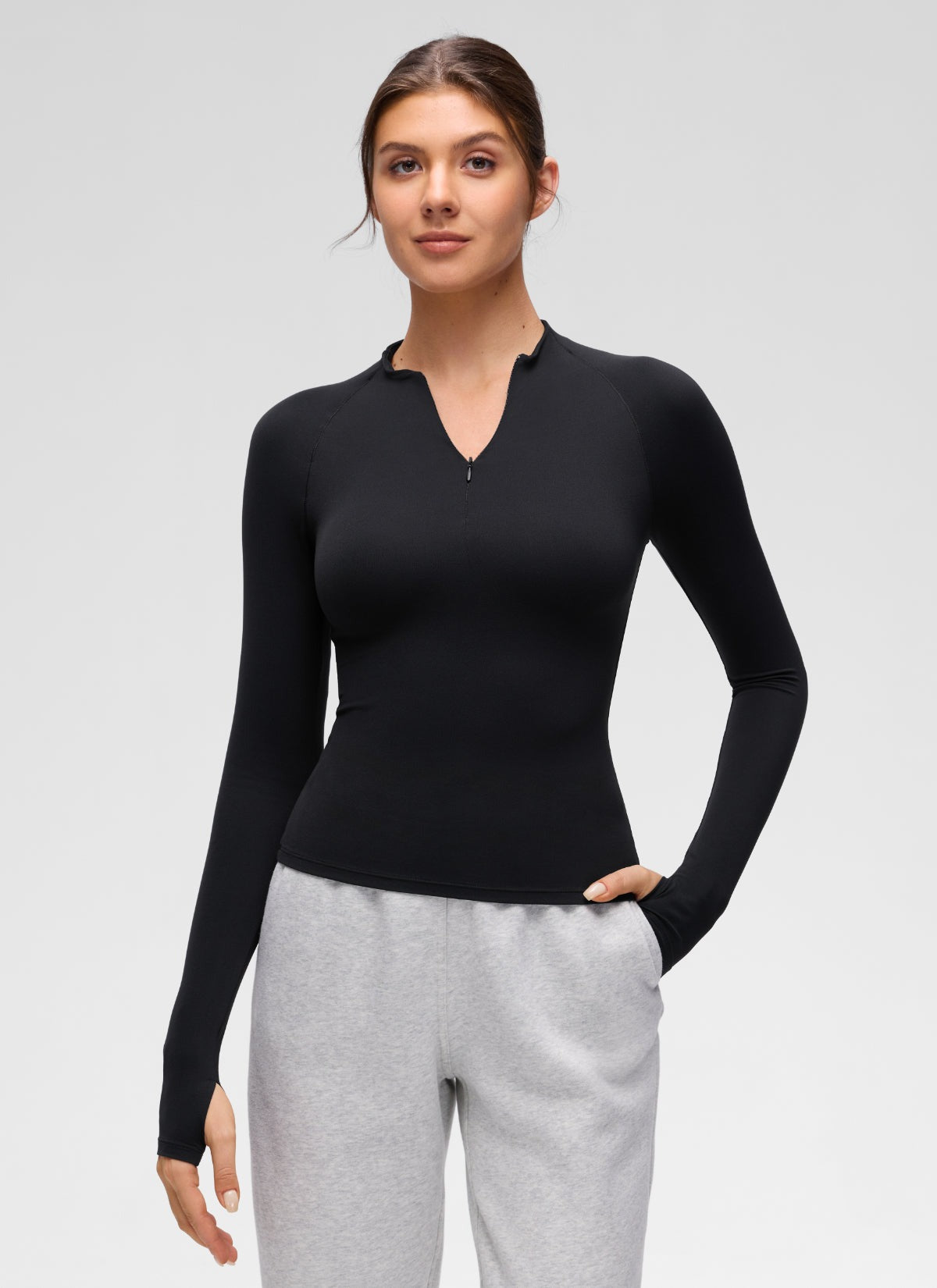 Softembrace Half Zip Long Sleeve