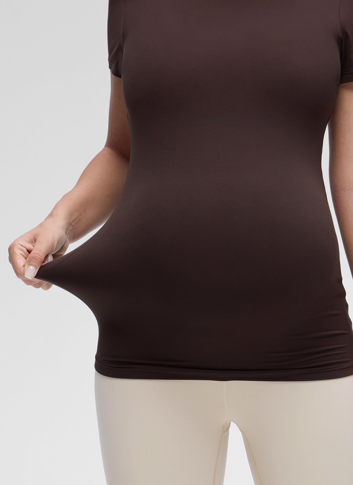 Softembrace Maternity Crew Neck Short Sleeve