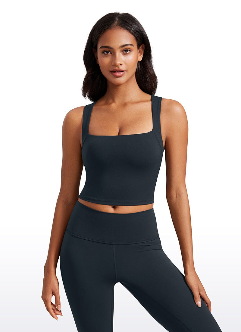 Butterluxe Built in Bra Longline Tank