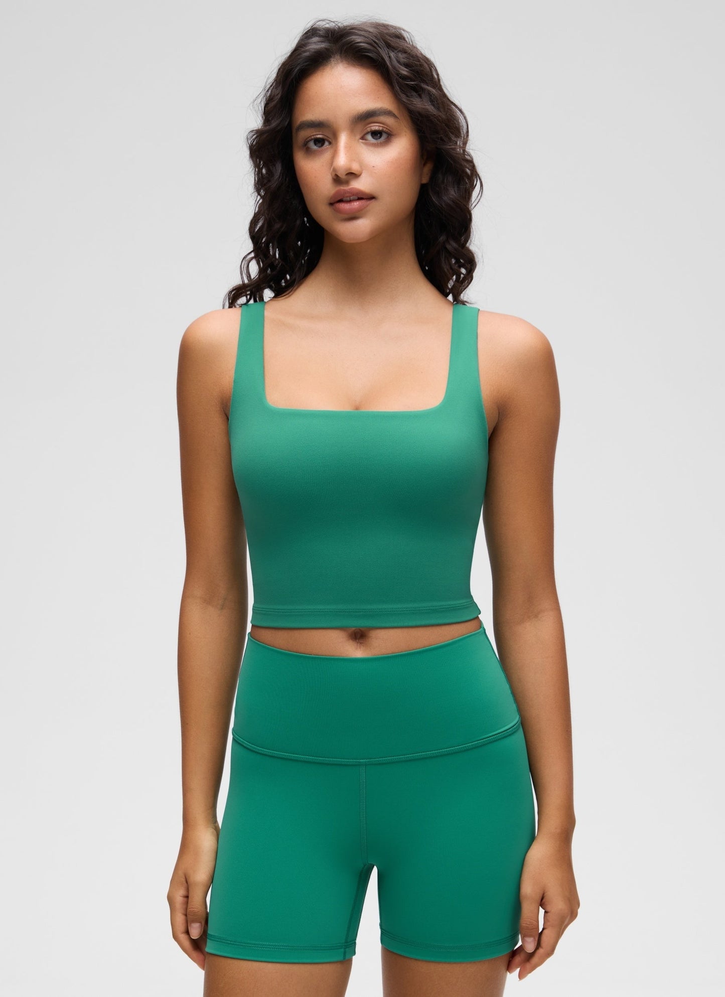 Butterluxe Square Neck Built in Bra Tank
