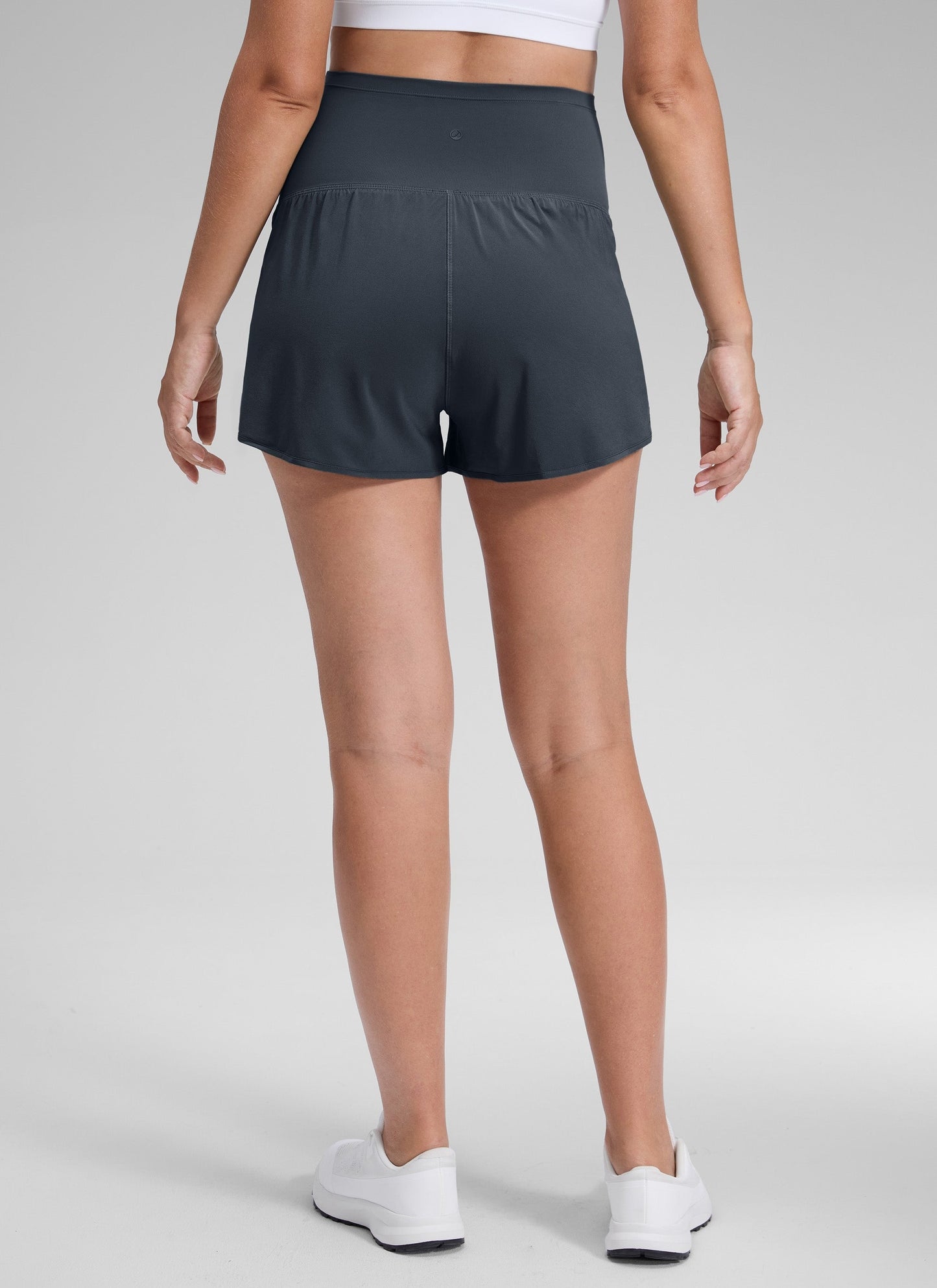 Feathery-Fit Soft 2 in 1 Maternity Shorts 3''