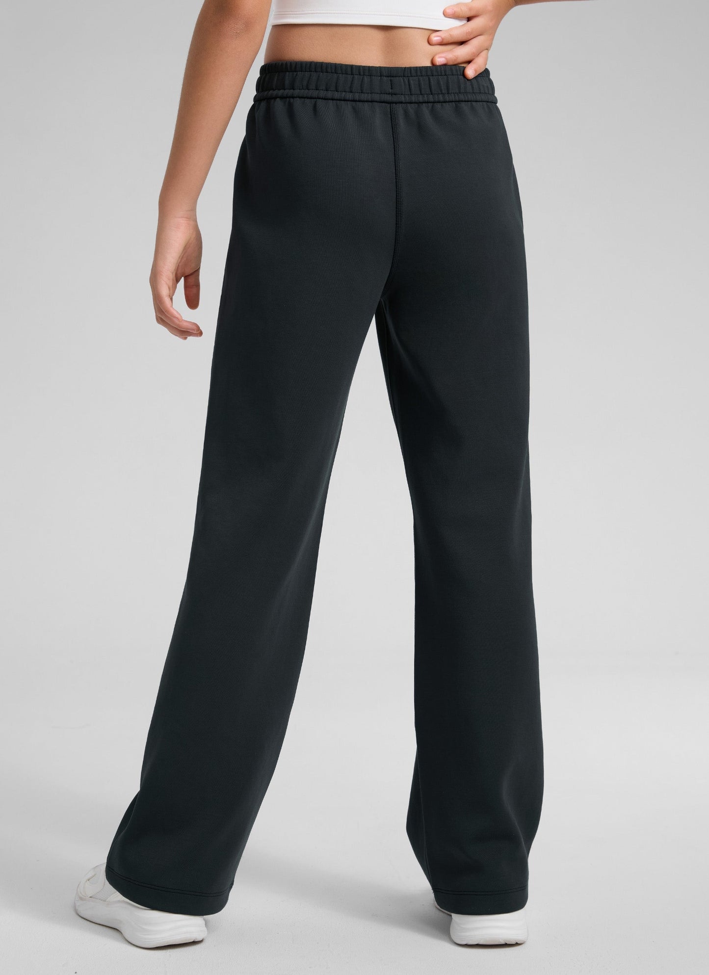 SoftAura Girls High Rise Wide Leg Sweatpant