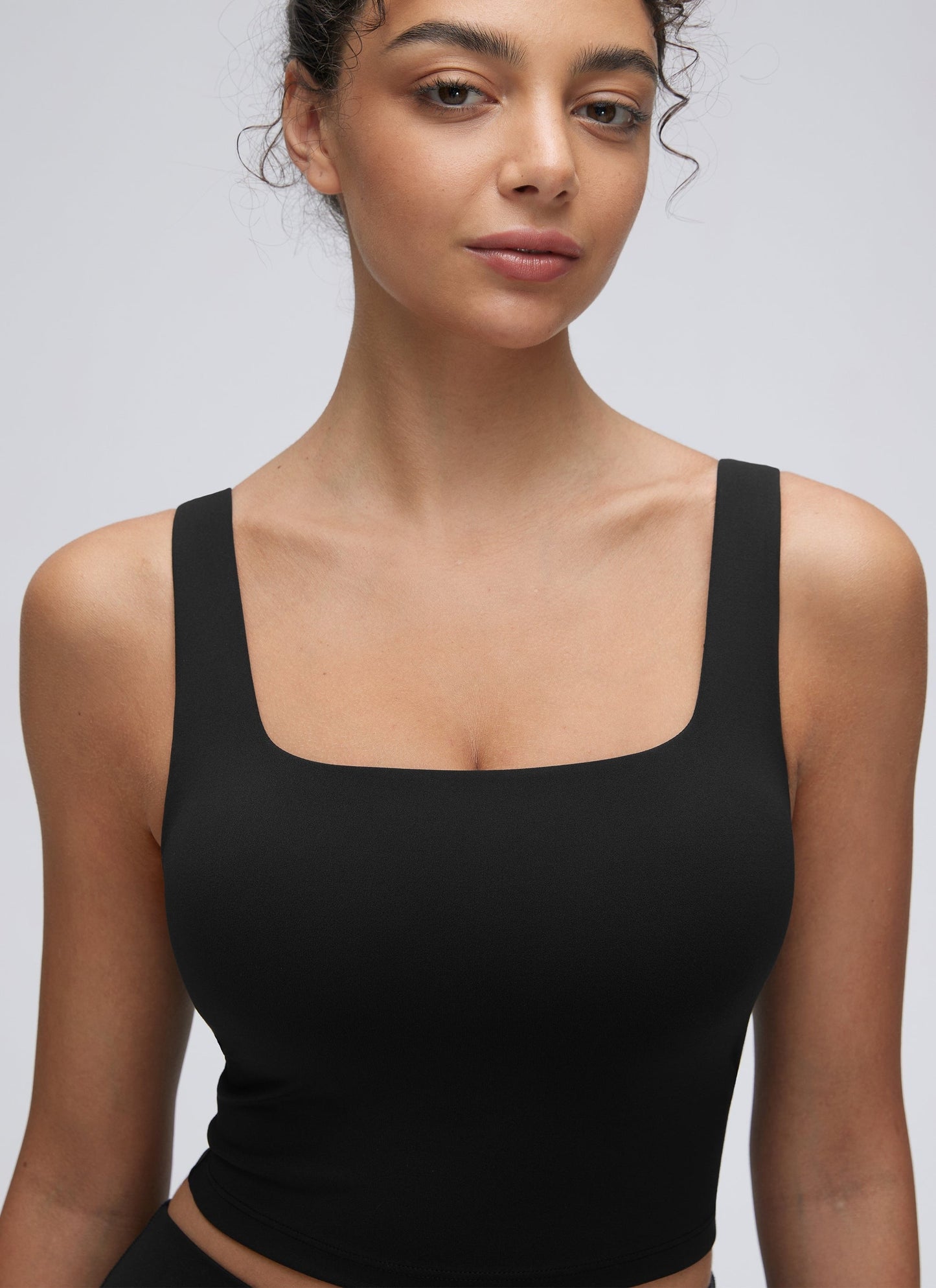 Butterluxe Square Neck Built in Bra Tank