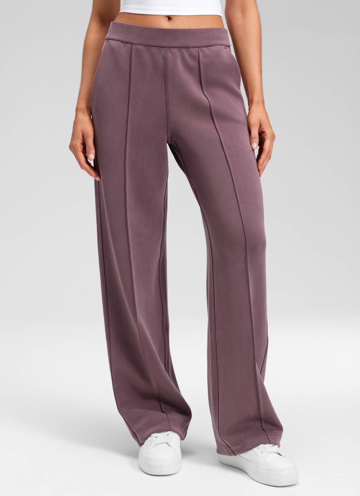 SoftAura Pintuck Straight Leg Sweatpant 30"