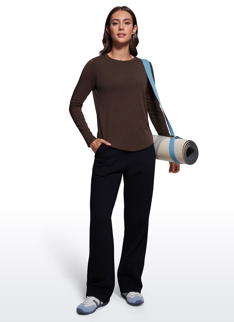 Pima Cotton Workout Long Sleeve