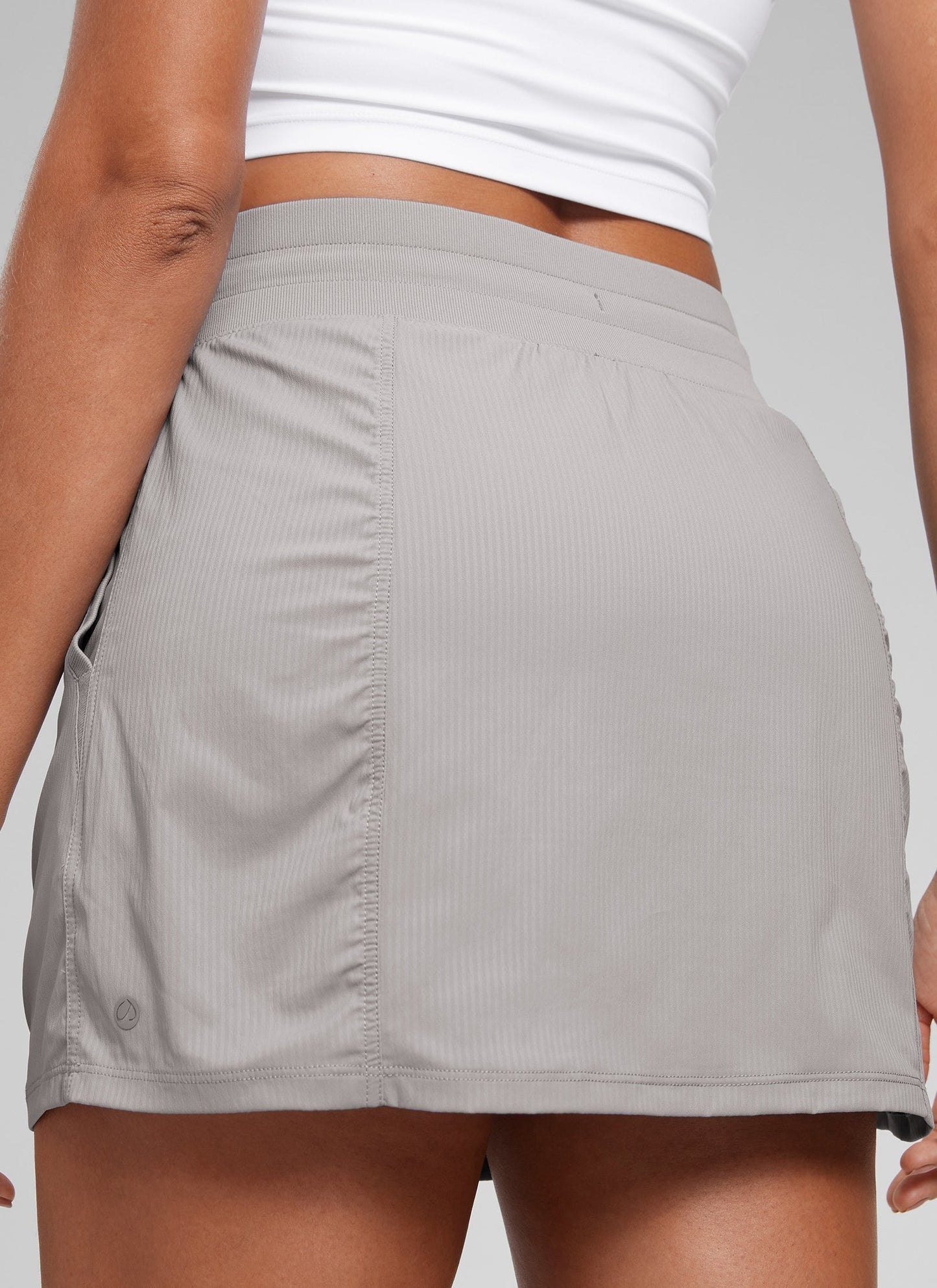 Lightweight High Rise Skirts Drawstring Skirt
