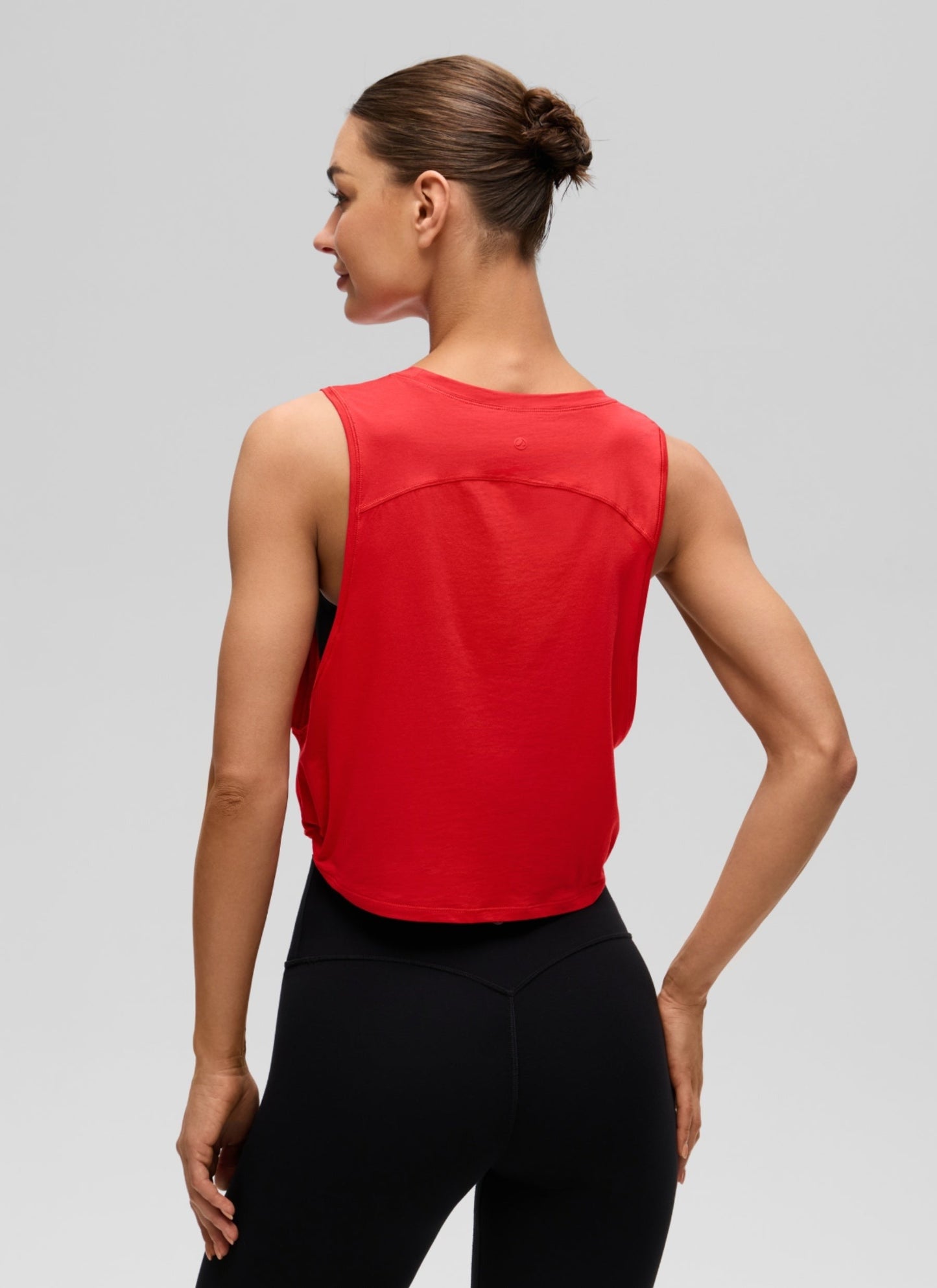 Pima Cotton Crop Deep Armhole Tank