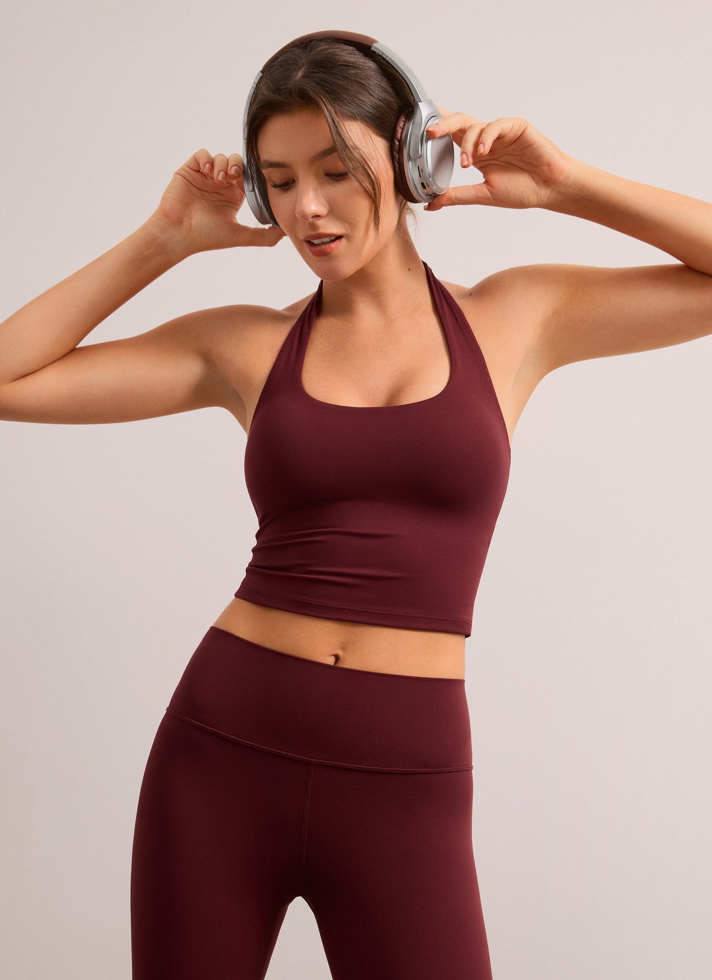 Butterluxe Built in Bra Halter Tank
