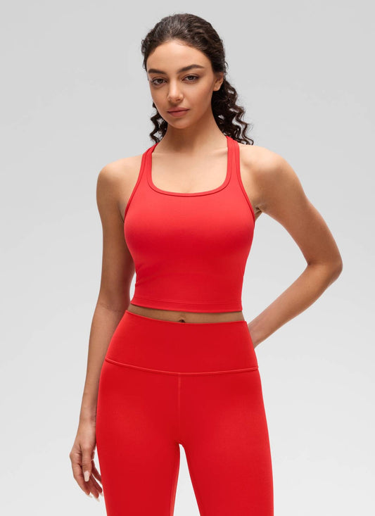 Butterluxe Racerback Built in Bra Tank
