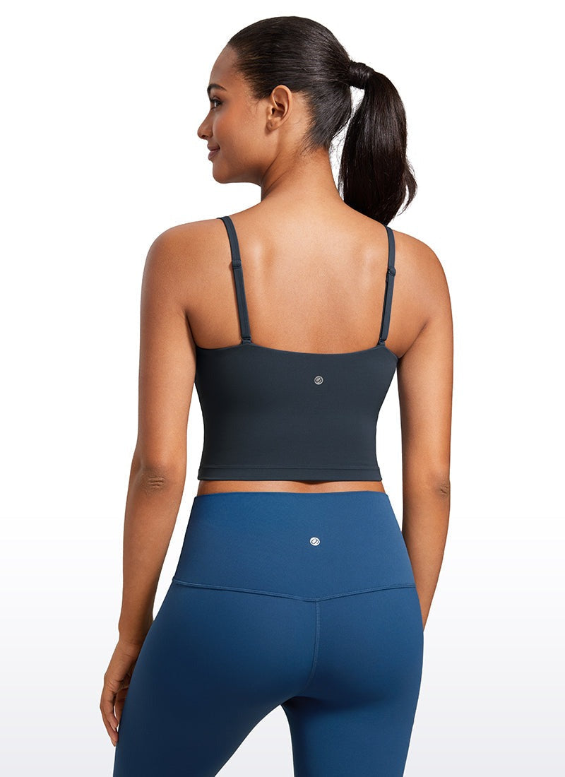 Butterluxe Built in Bra Adjustable Strap Tank