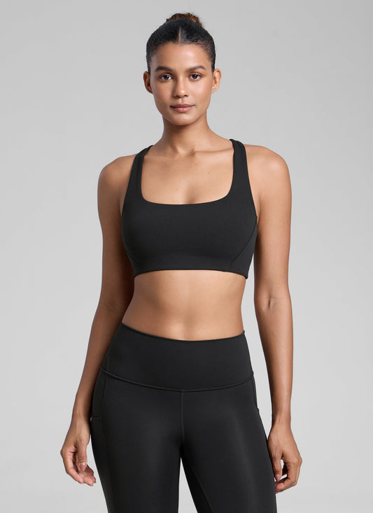 Double Lined Square Neck Sports Bras