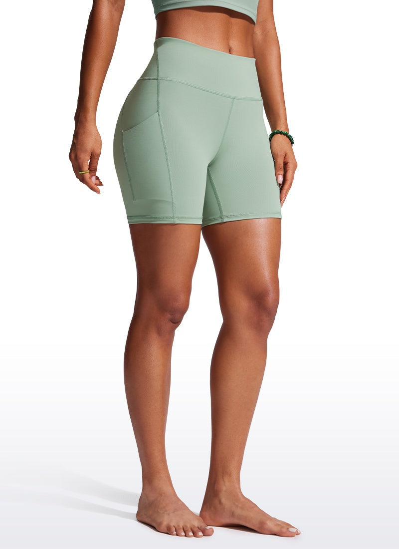 Swim Board High Rise Liner Pocket Shorts 6''