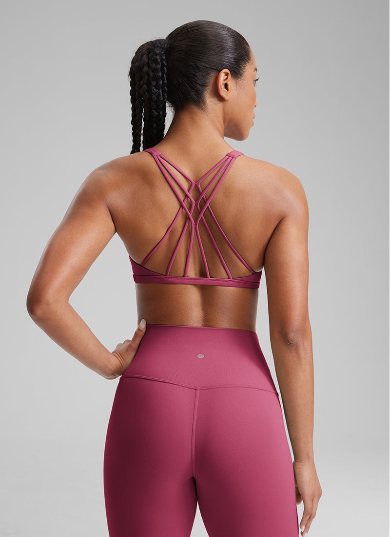Nakedfeel Low Cut Strappy Bra (6 Straps)