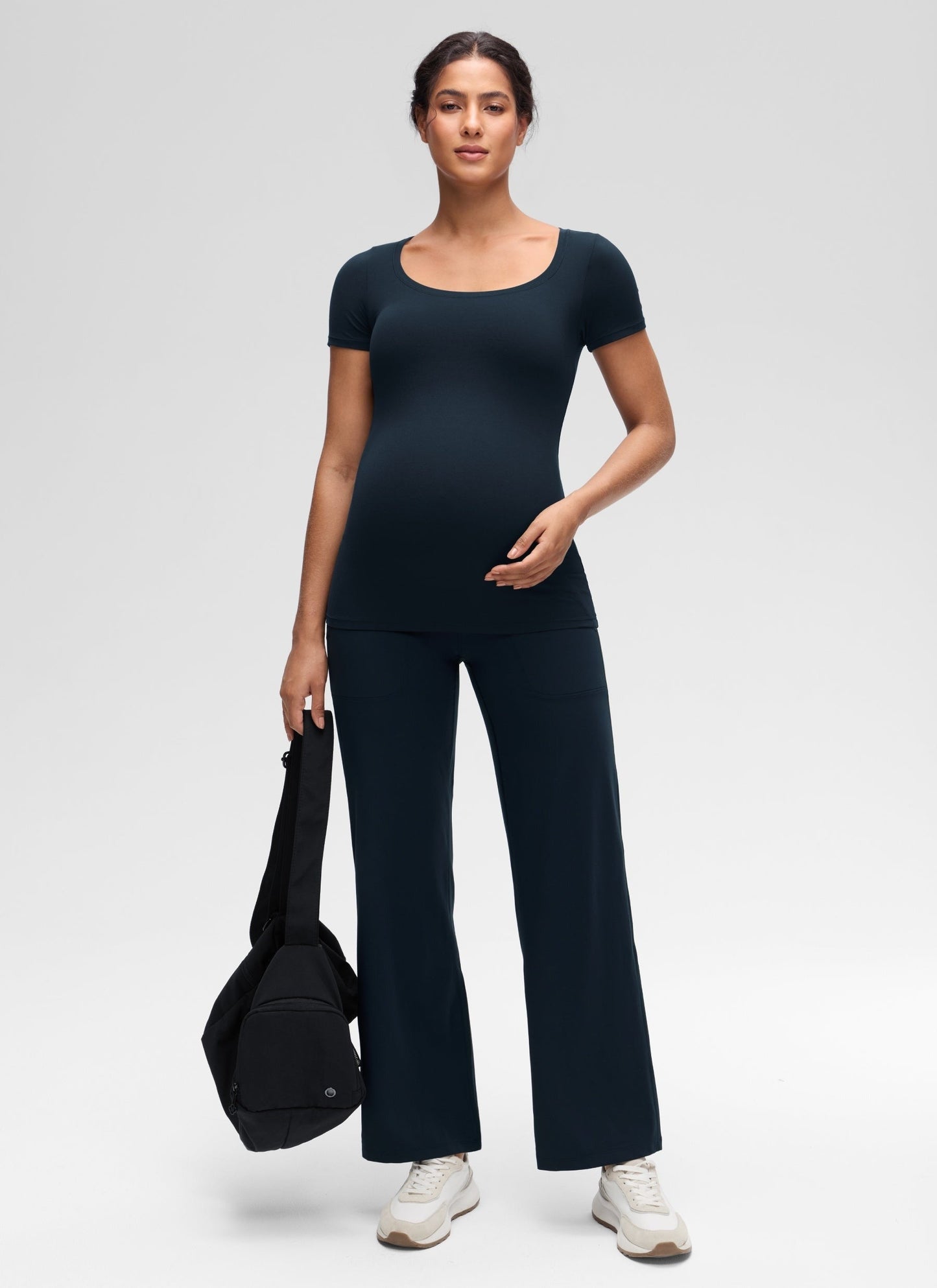 Softembrace Maternity U Neck Short Sleeve