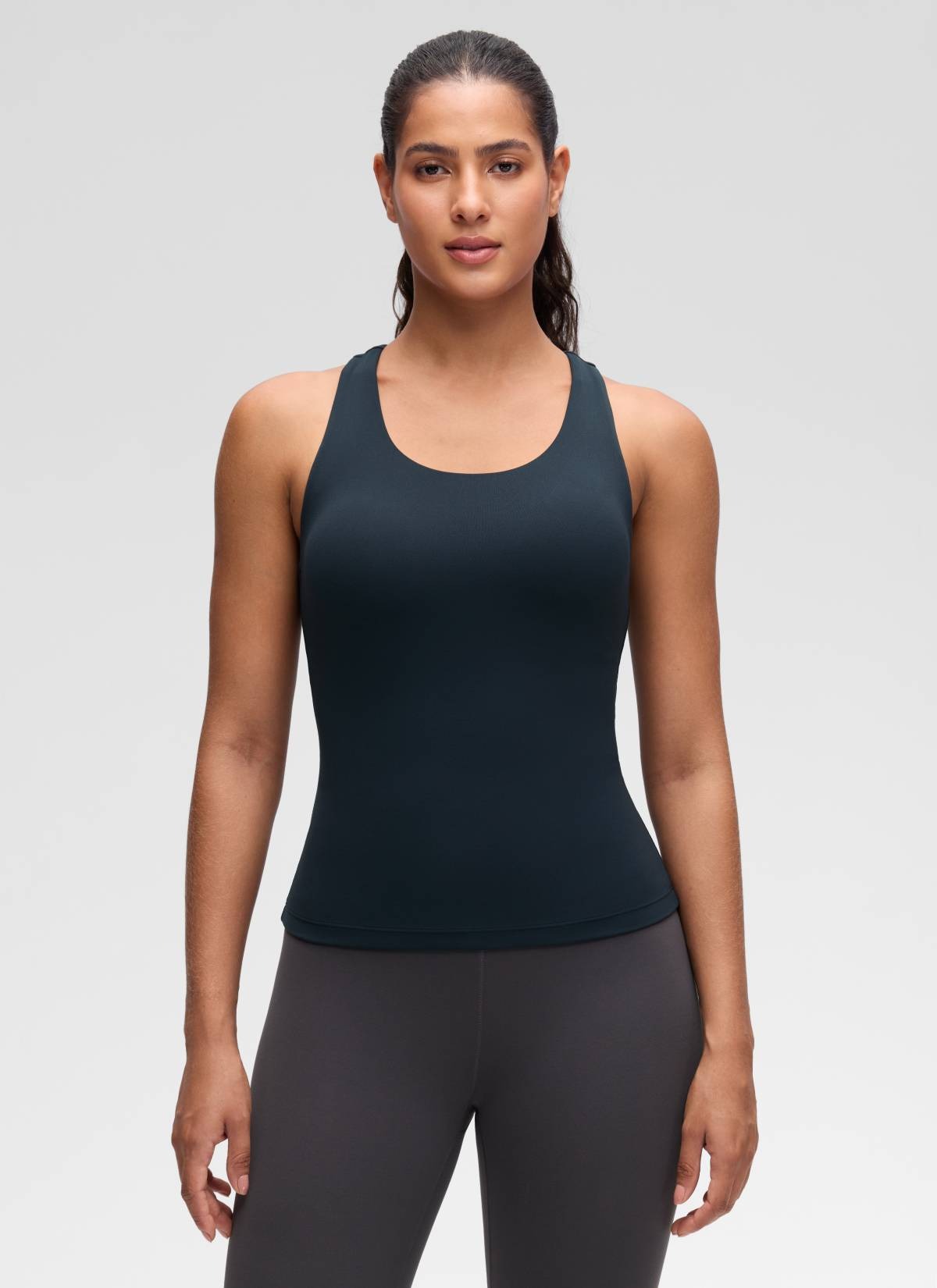Butterluxe Waist Length Built in Bra Tank