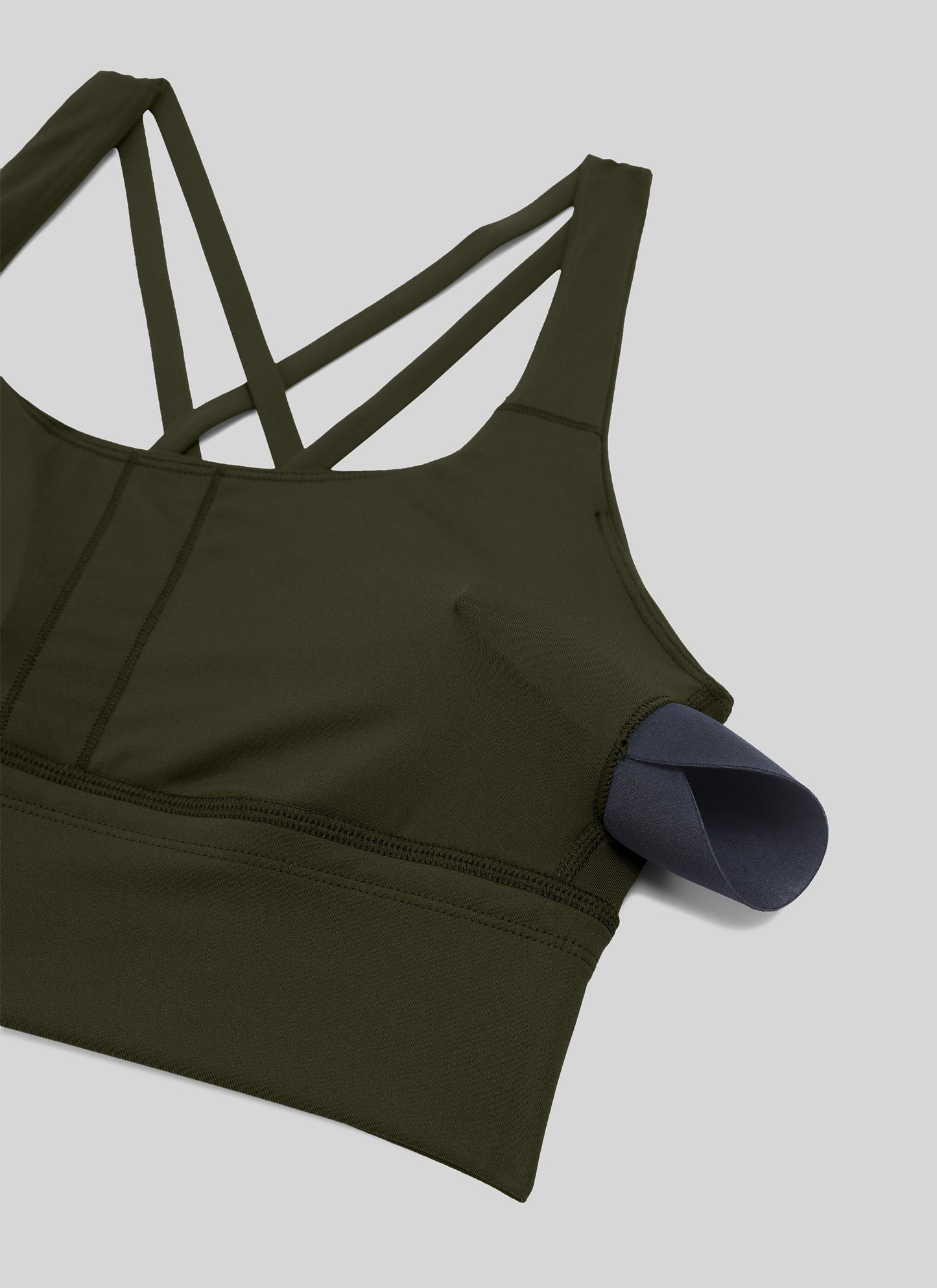 Nakedfeel Longline Criss Cross Back Bra