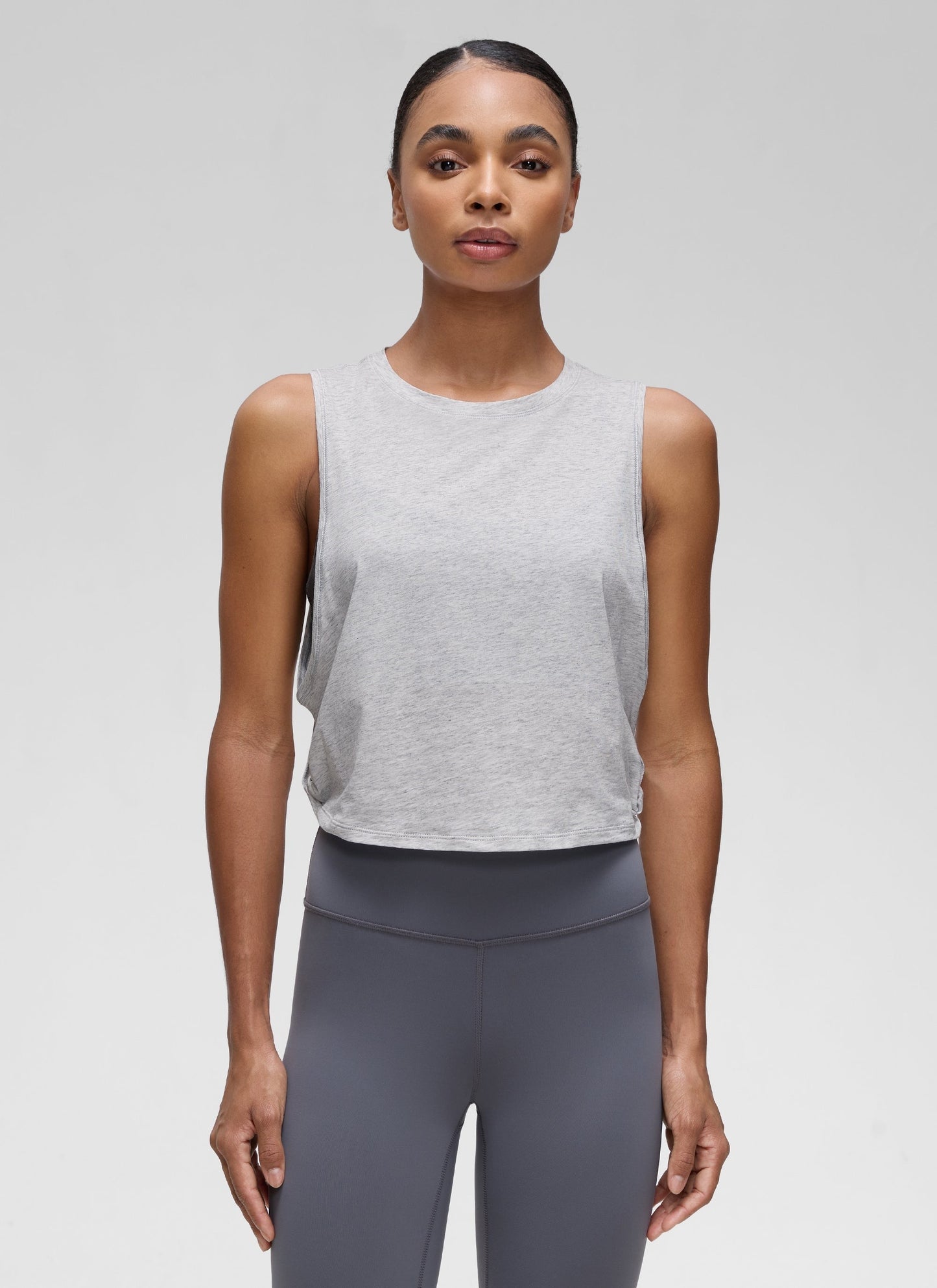Pima Cotton Crop Deep Armhole Tank