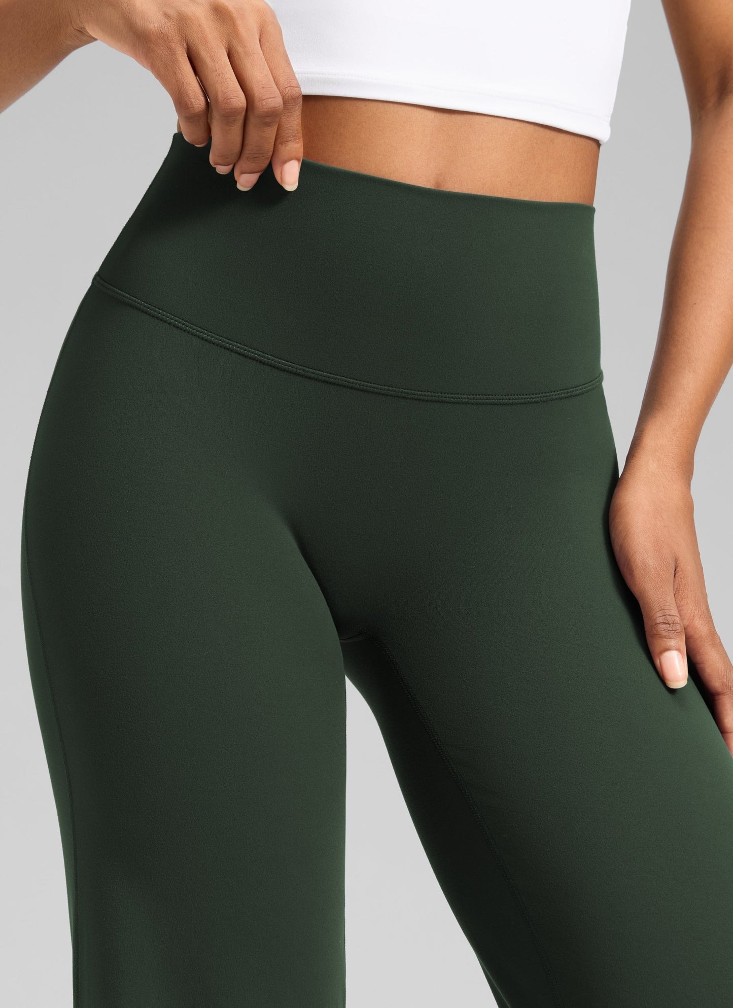 Softretch No Front Seam Straight Leg Pant 28"