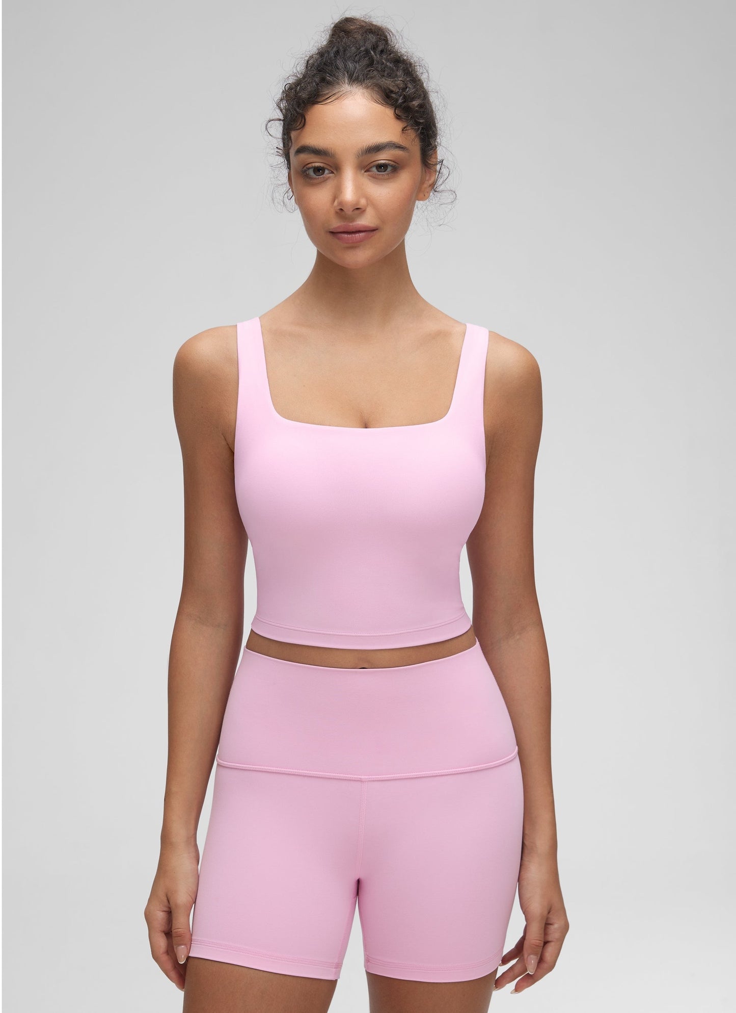 Butterluxe Square Neck Built in Bra Tank