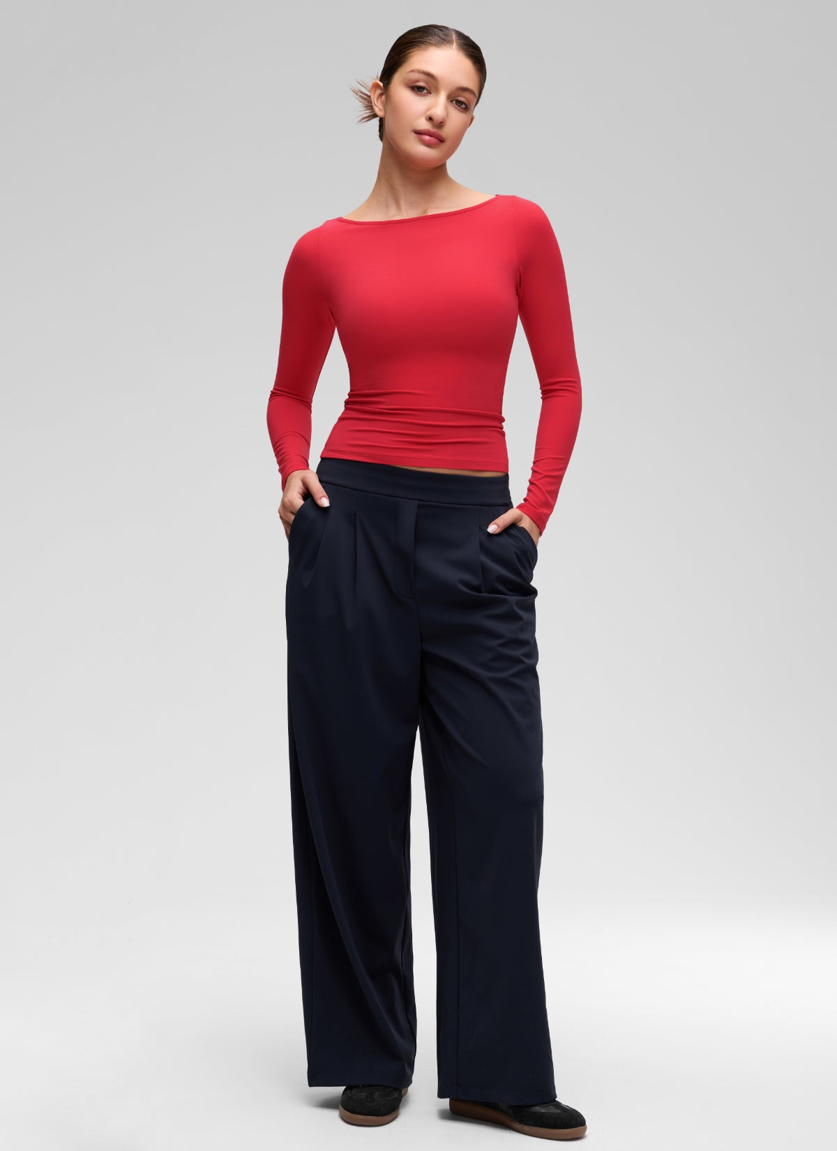 Softembrace Boat Neck Long Sleeve