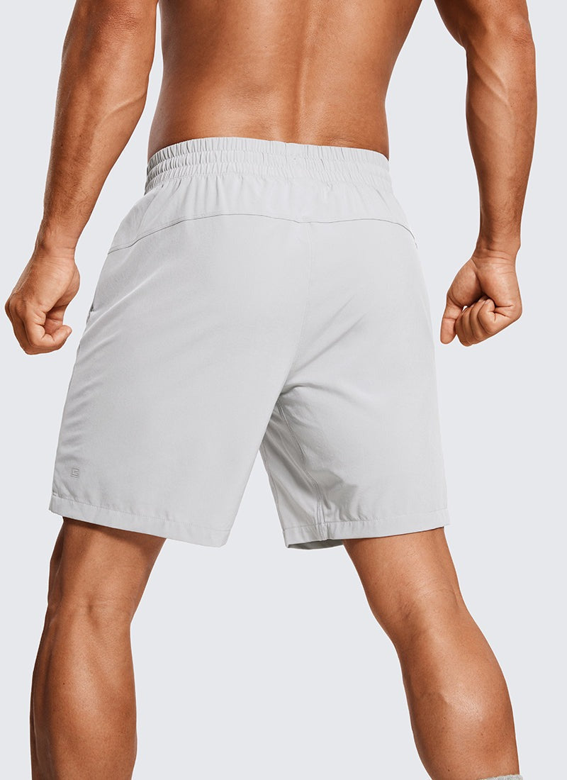 Feathery-Fit Athletic Shorts 7''- Lined