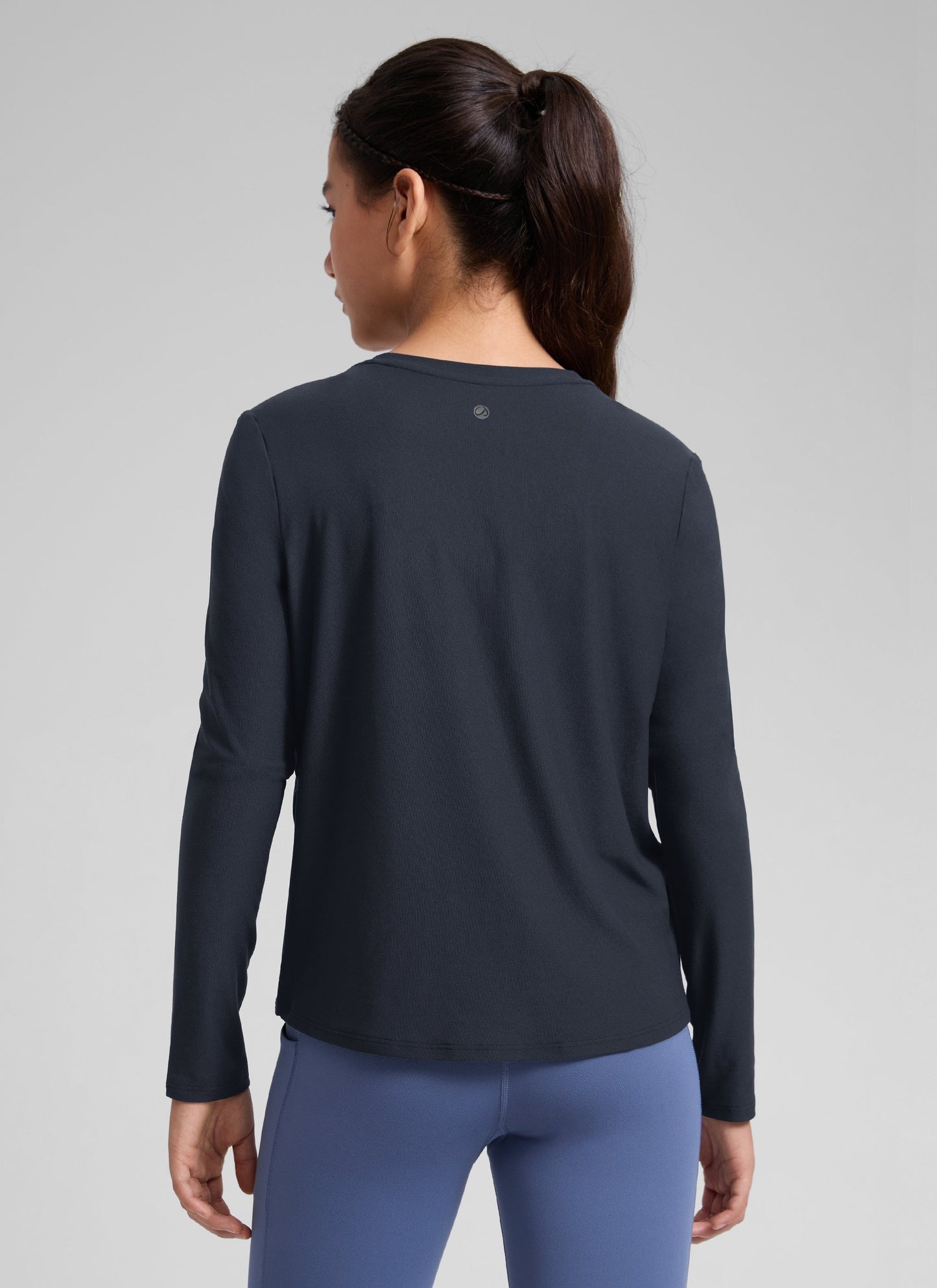 Girls Cloudweight Side Slit Long Sleeve