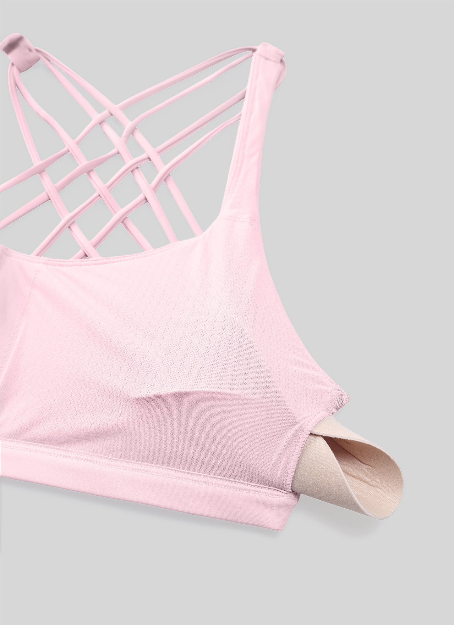 Nakedfeel Low Cut Strappy Bra (8 Straps)