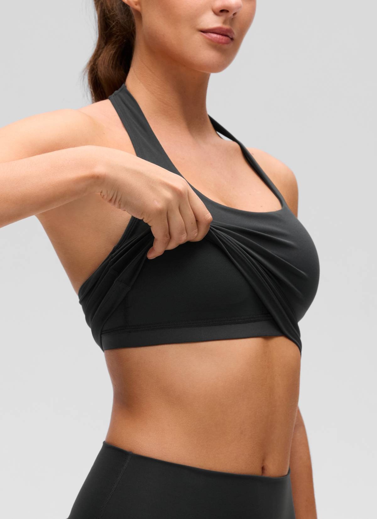 Butterluxe Built in Bra Halter Tank