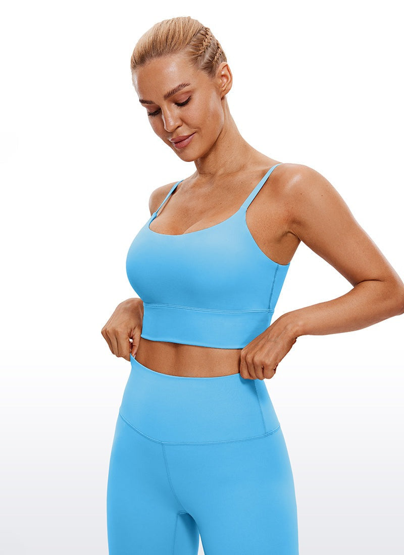 Brushed Nakedfeel Longline Adjustable Bra