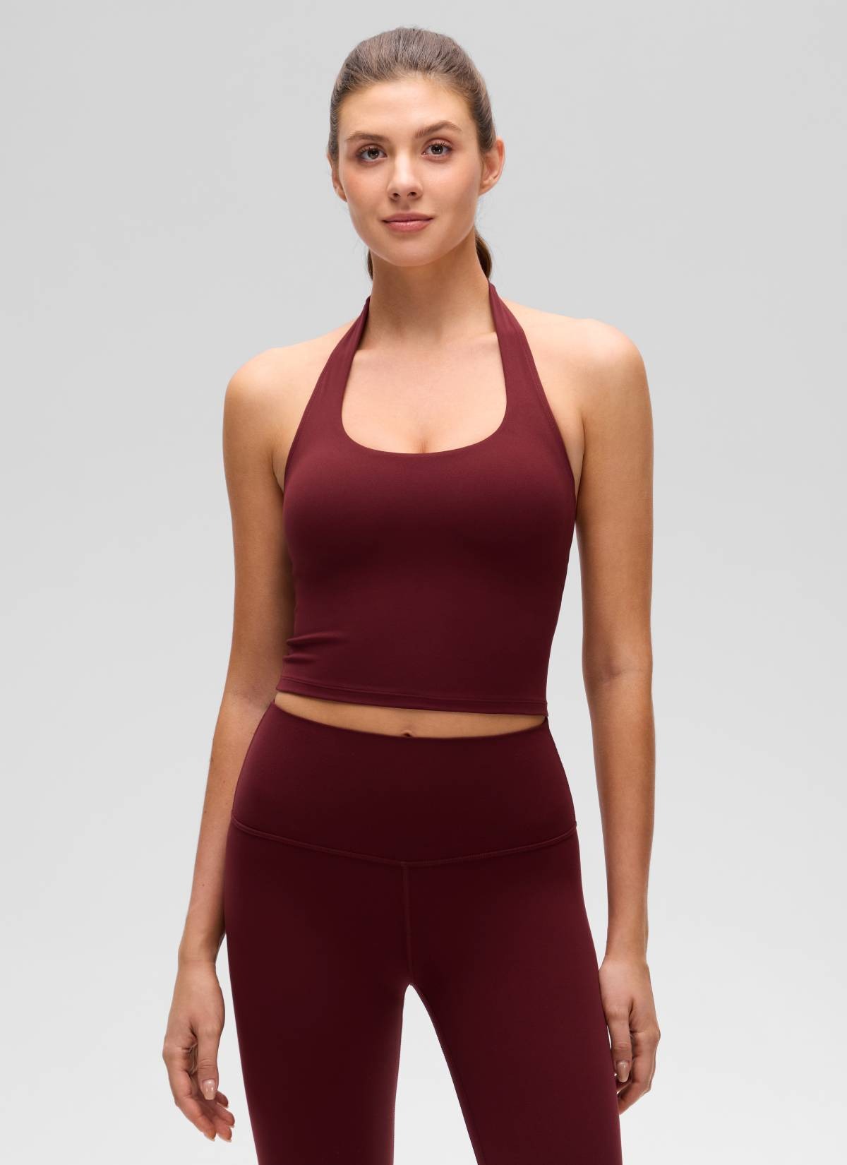 Butterluxe Built in Bra Halter Tank