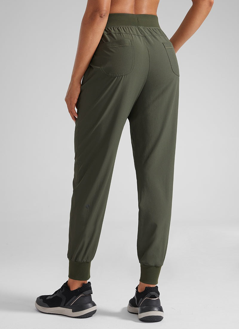 Feathery-Fit Drawstring Pocket Jogger 28''