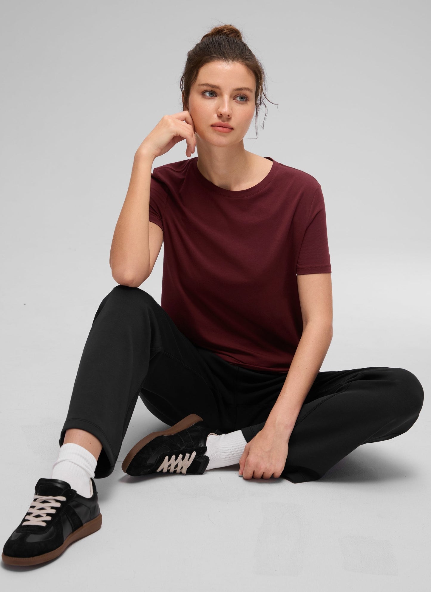 Pima Cotton Round Neck Short Sleeve