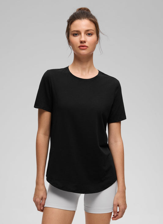 Pima Cotton Round Neck Short Sleeve