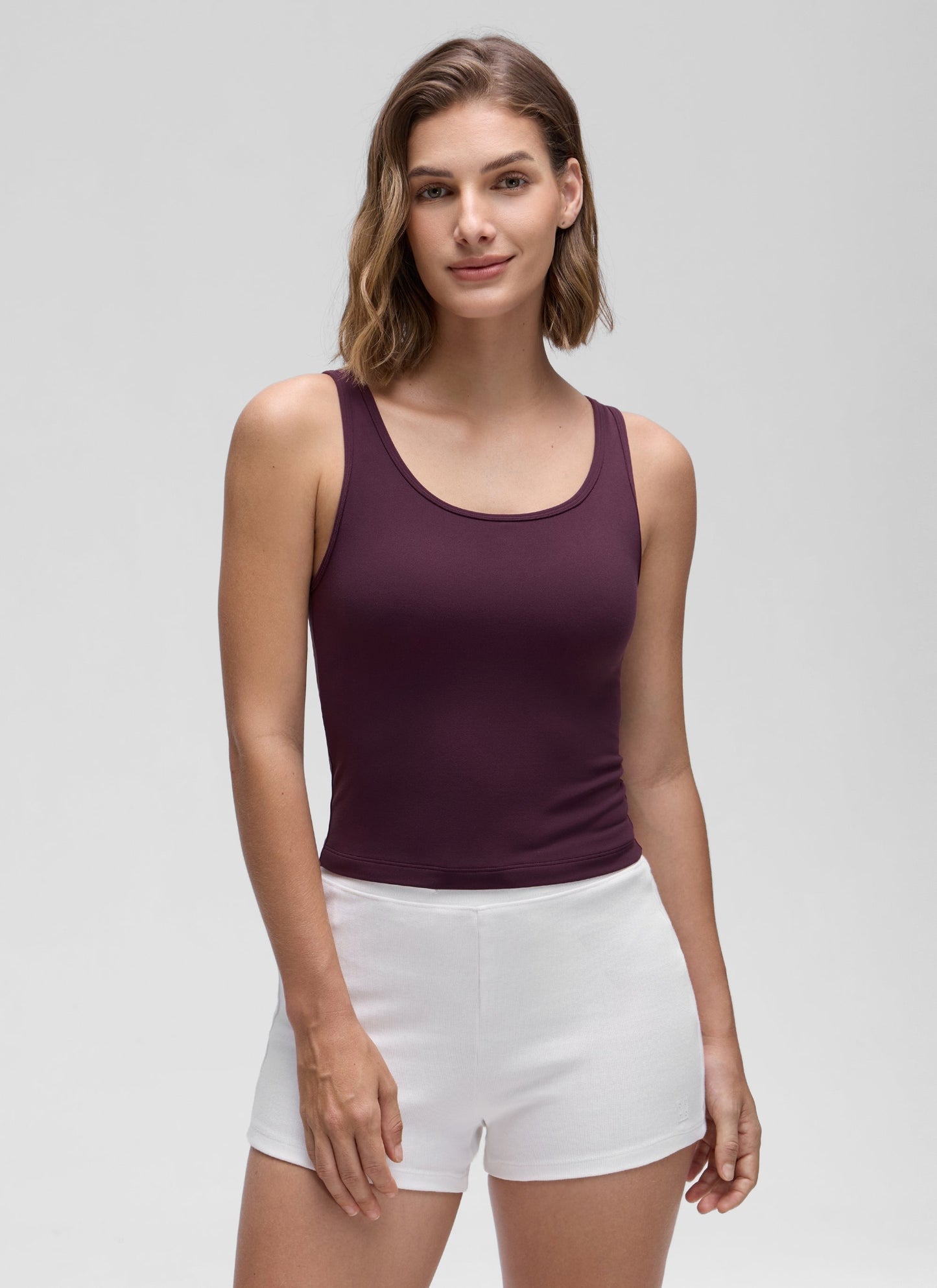 Butterluxe Double Lined Scoop Neck Tank