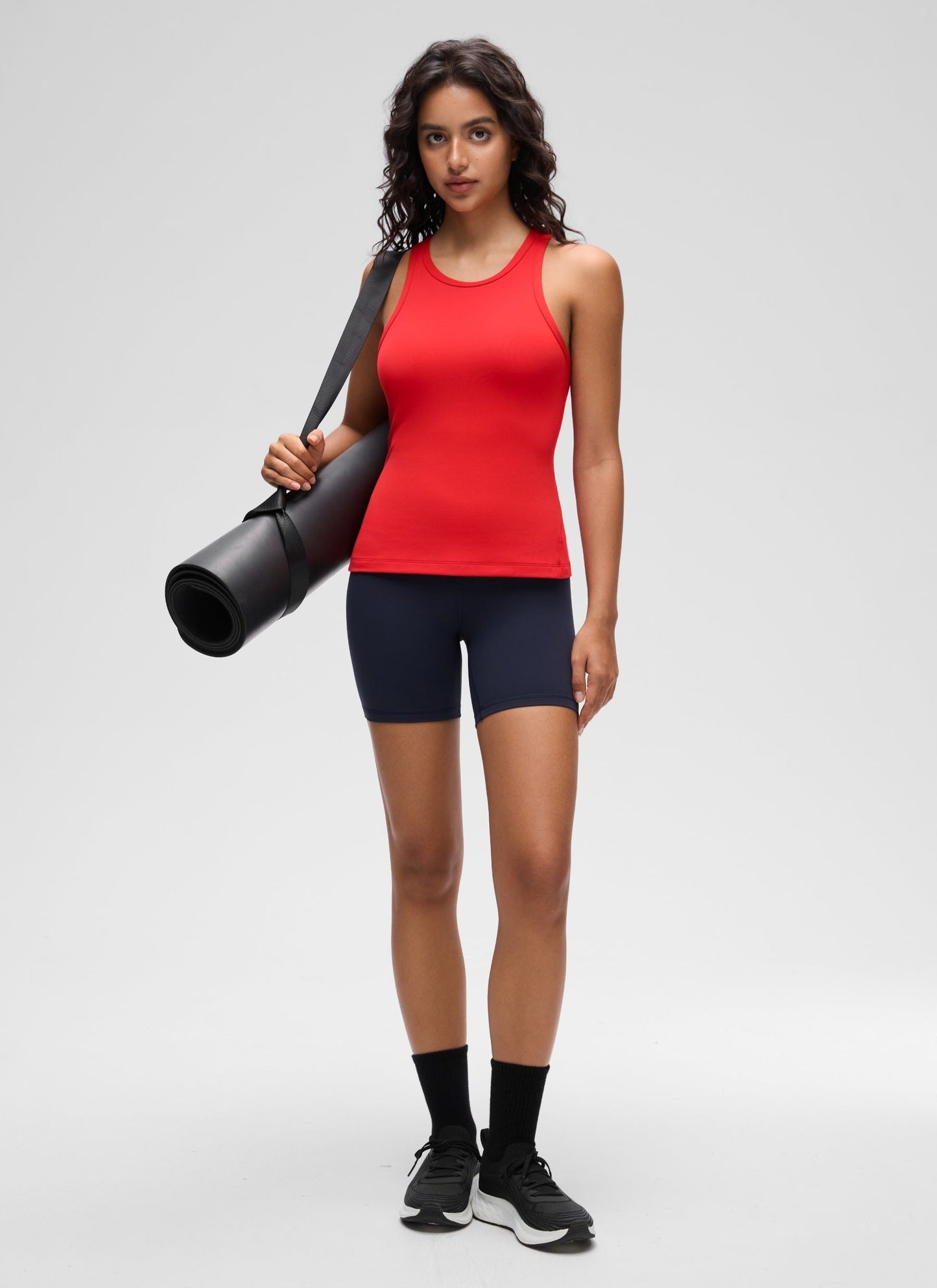 Butterluxe Waist Length Racerback Tank