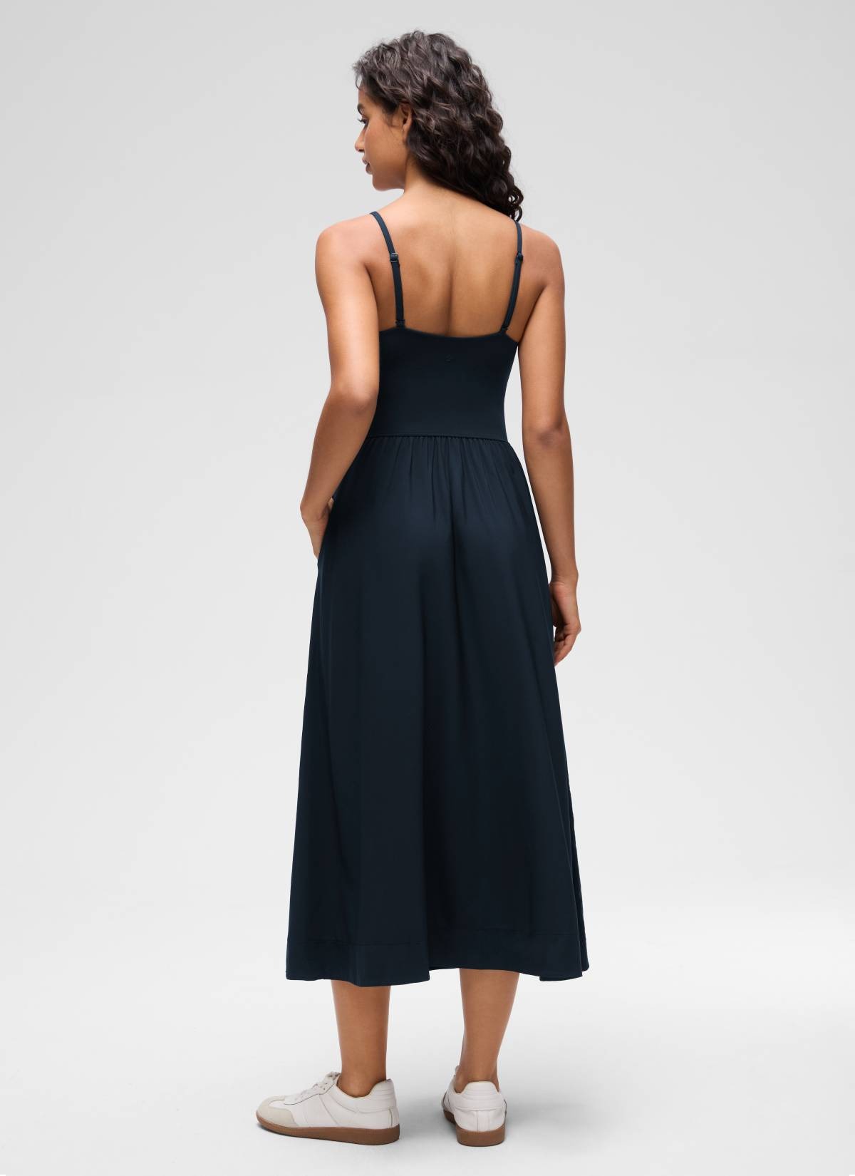 V Neck Flowy Tank Maxi Dress