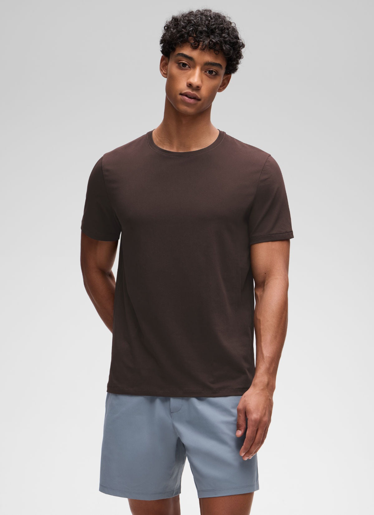 Poly Cotton-Blend Lightweight Short Sleeve