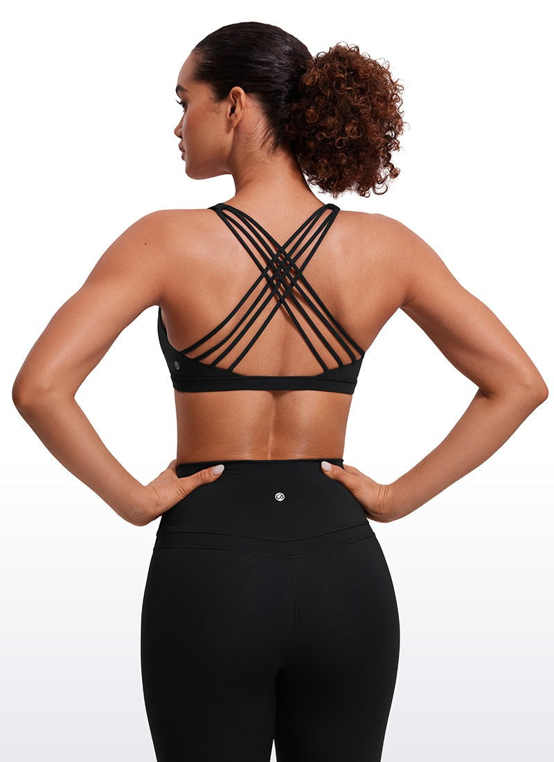 Nakedfeel Low Cut Strappy Bra (8 Straps)