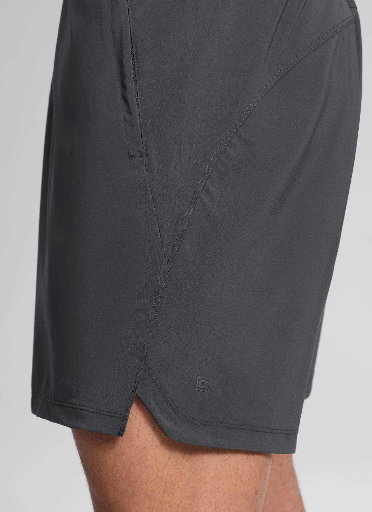 Feathery-Fit Soft Linerless Split Shorts 7"