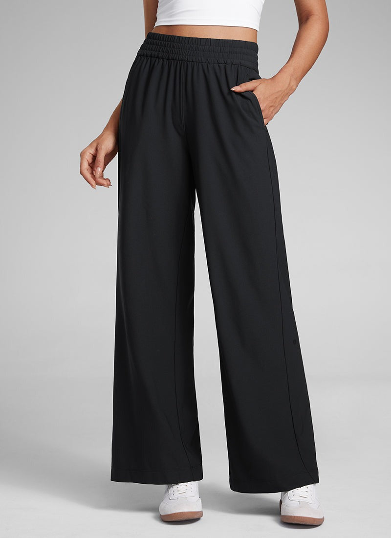 Feathery-Fit Drapey Wide Leg Pant 30"