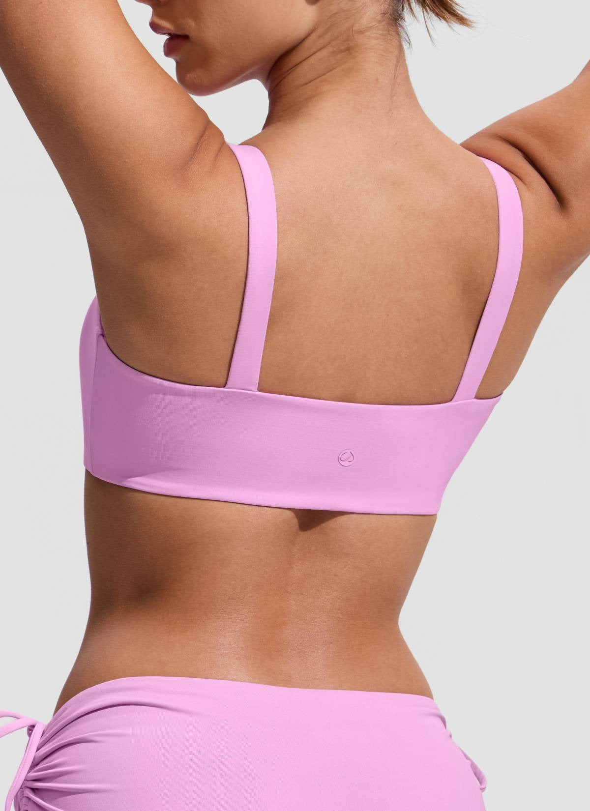 Square Neck Wide Flat Straps Bikini Top